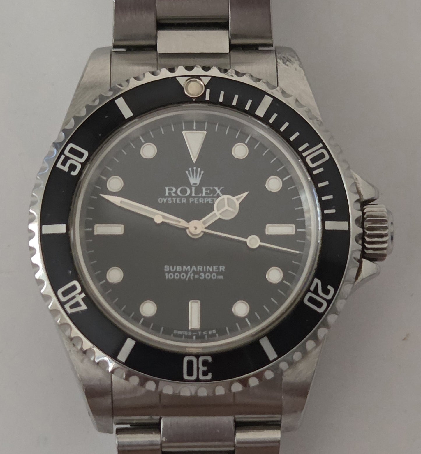 ROLEX 14060 T904296 Black Dial Tritium Men's Watch