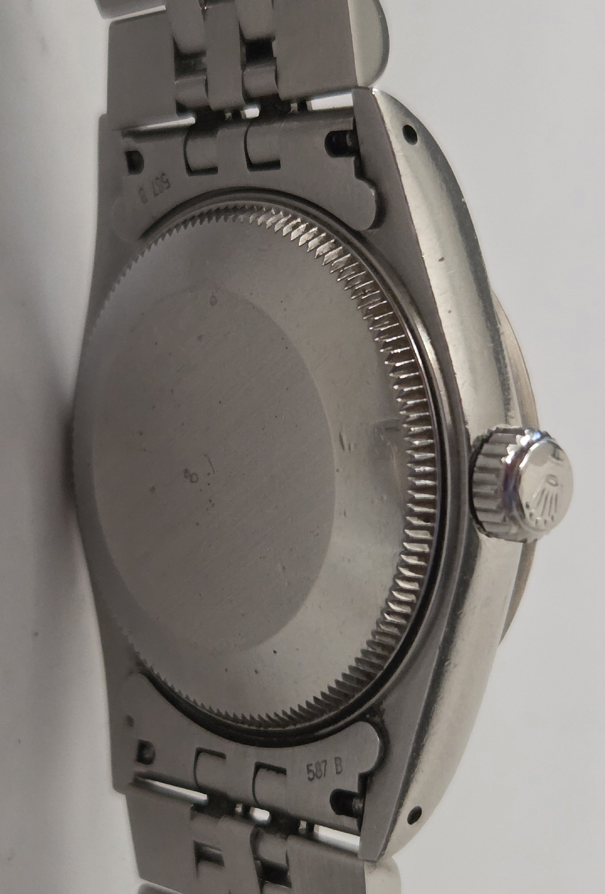 ROLEX 68274G N578026 Silver Pre-Con Boys' Watch