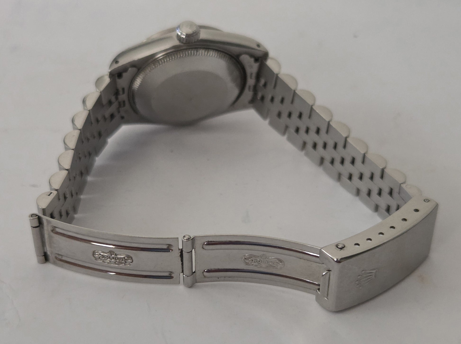 ROLEX 68274G N578026 Silver Pre-Con Boys' Watch