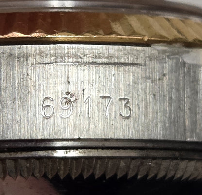 ROLEX 69173G 9569736 Houndstooth Women's Watch
