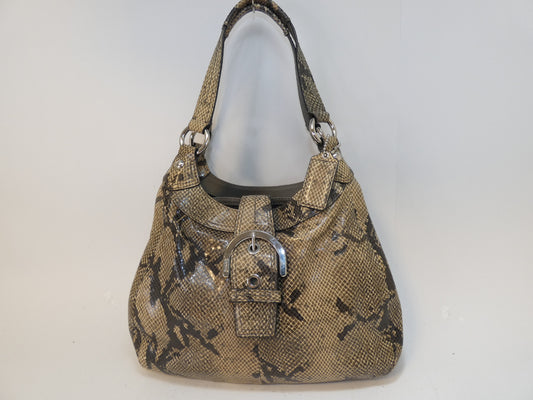 COACH Python Print Front Belt Handbag