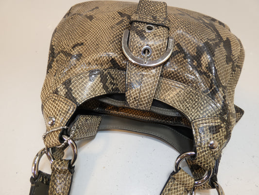 COACH Python Print Front Belt Handbag