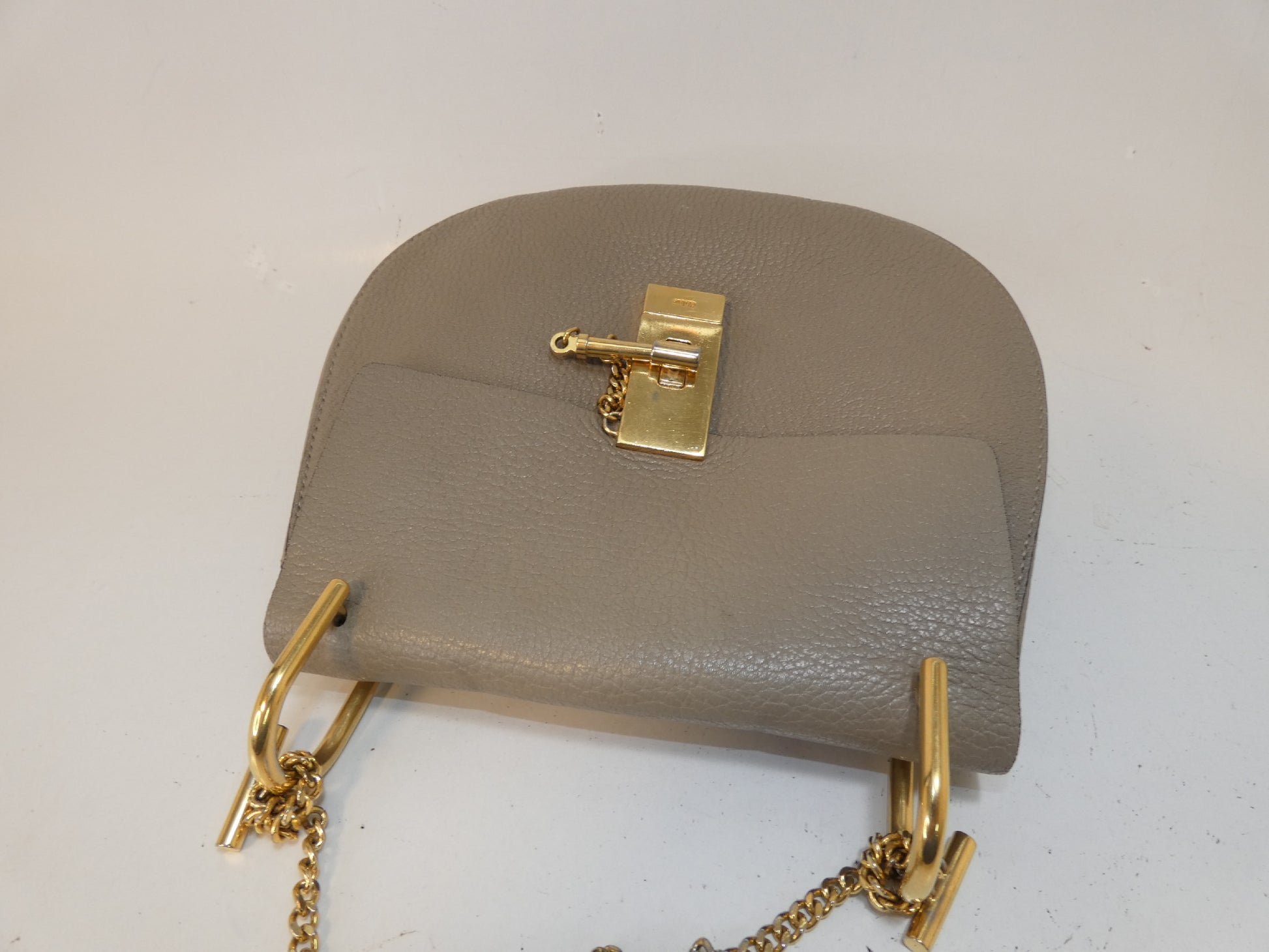 Chloe Drew Leather Chain Shoulder Bag