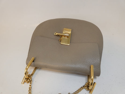Chloe Drew Leather Chain Shoulder Bag