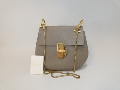 Chloe Drew Leather Chain Shoulder Bag
