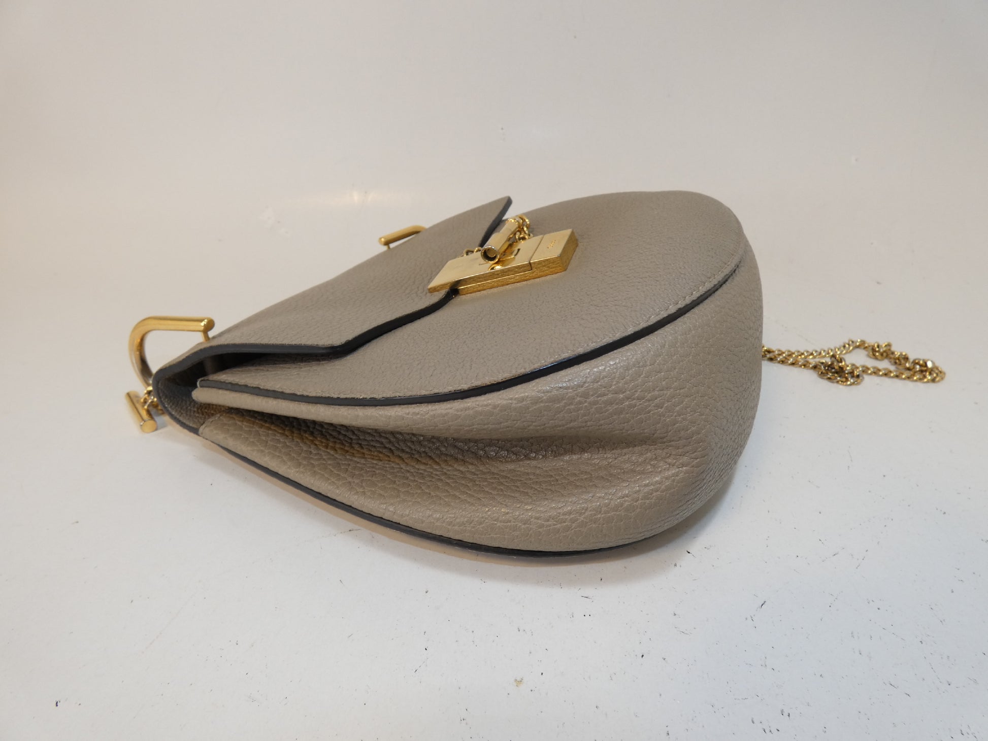 Chloe Drew Leather Chain Shoulder Bag