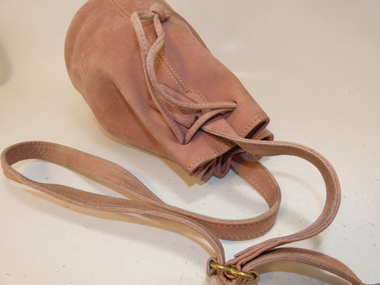 COACH suede drawstring shoulder bag