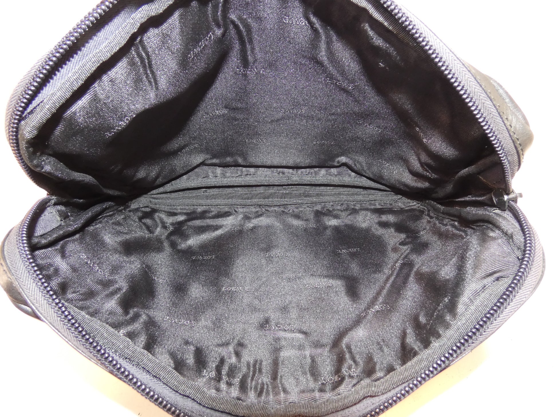 LOEWE Anagram Black Leather Clutch Pouch Clutch Bag