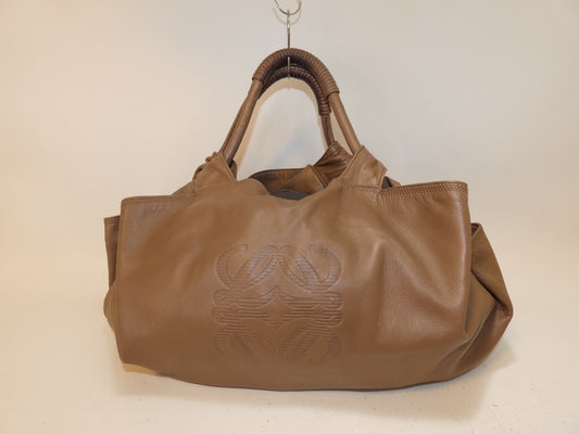 LOEWE Nappa Aire Anagram Leather Hand Tote Bag