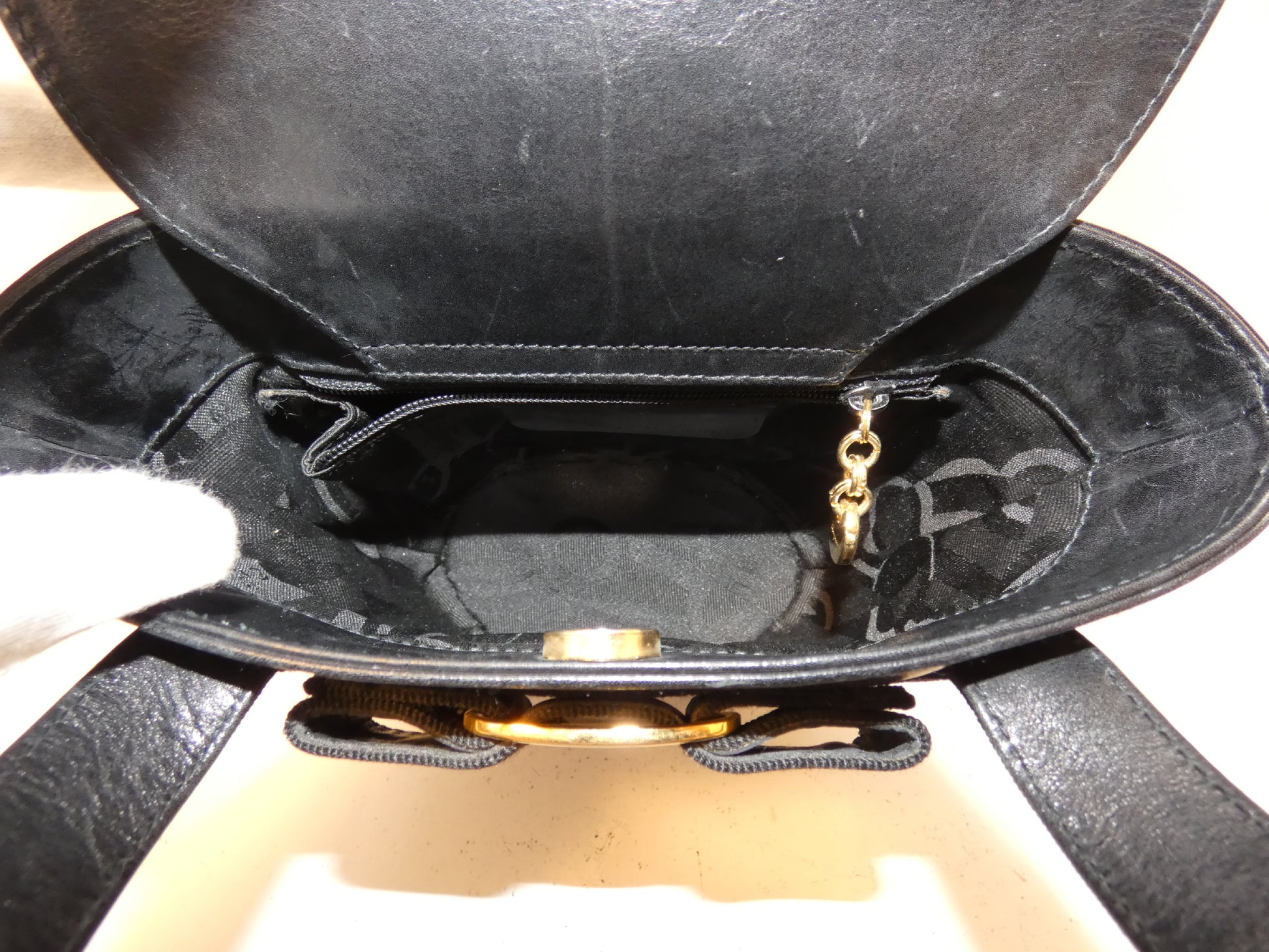 Salvatore Ferragamo Vara Leather Handbag