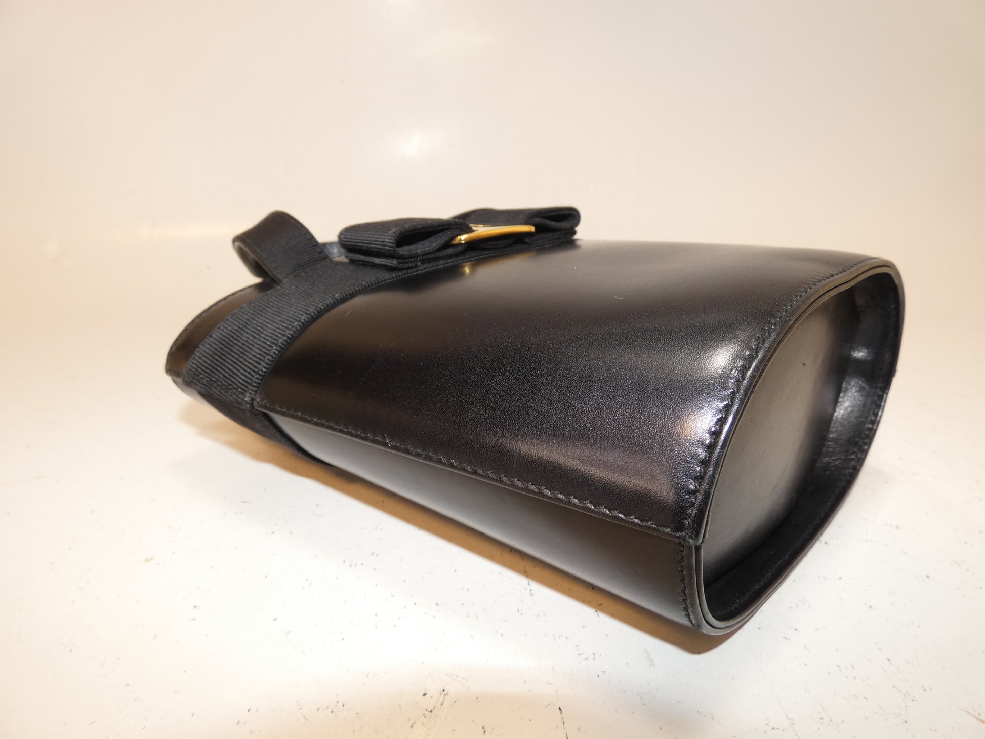 Salvatore Ferragamo Vara Leather Handbag
