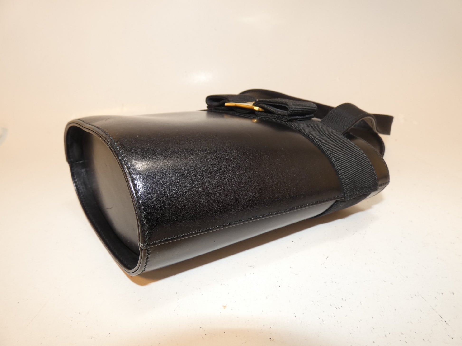 Salvatore Ferragamo Vara Leather Handbag