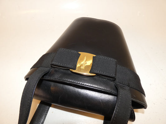Salvatore Ferragamo Vara Leather Handbag