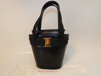 Salvatore Ferragamo Vara Leather Handbag