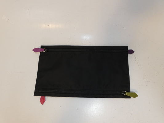 PRADA Saffiano nylon black pouch