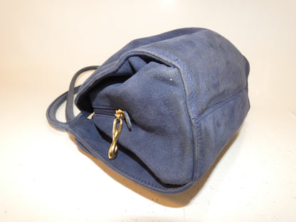 LOEWE Anagram Suede Shoulder Bag