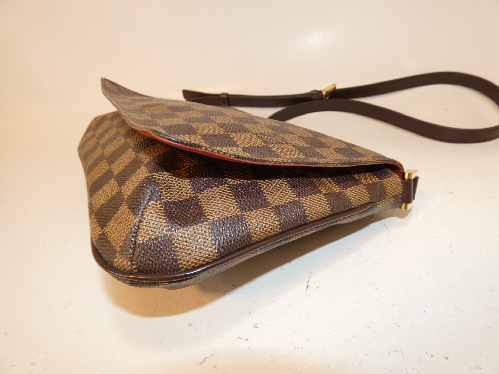 LOUIS VUITTON Musette Tango Damier Shoulder Bag