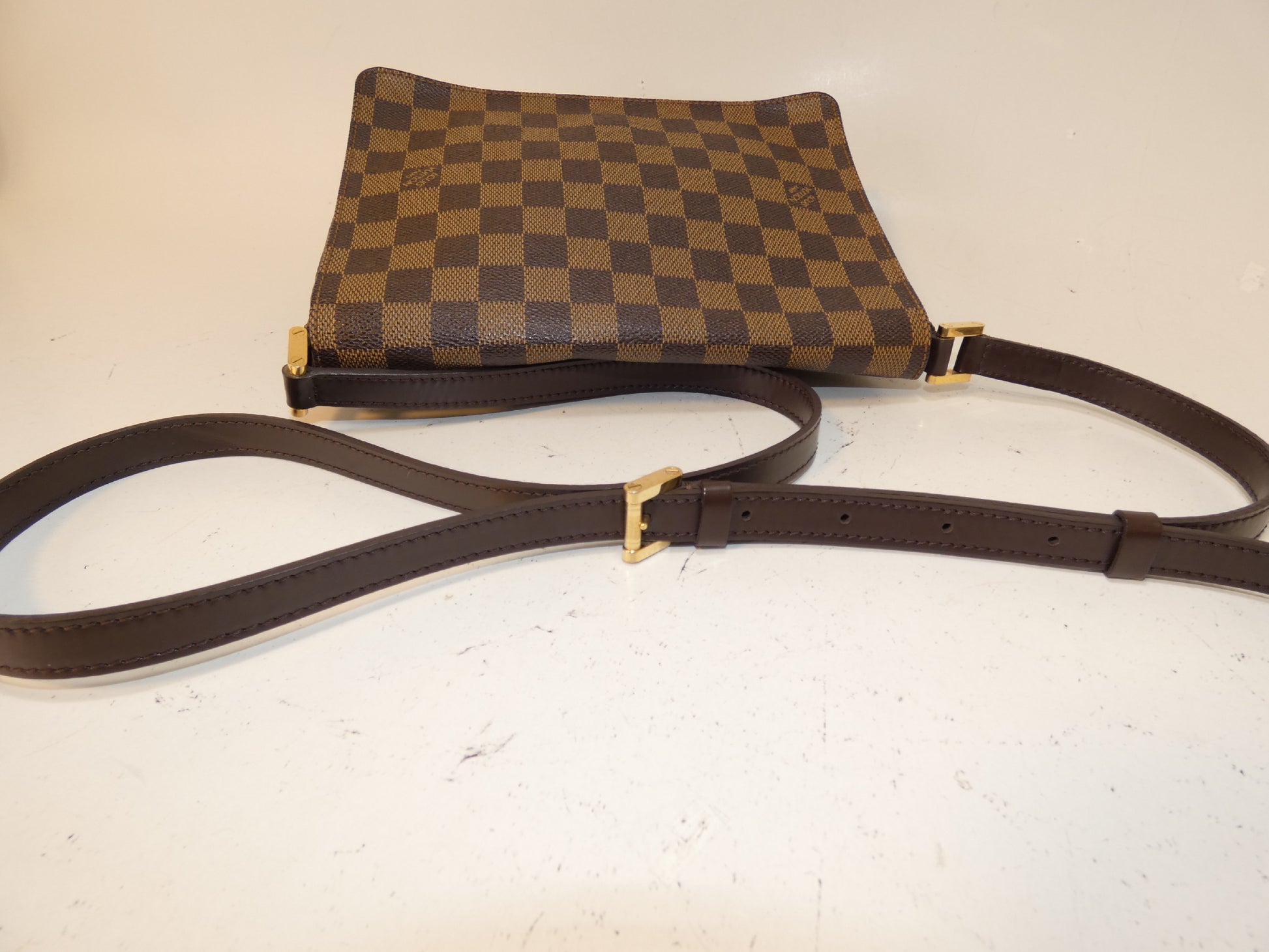 LOUIS VUITTON Musette Tango Damier Shoulder Bag