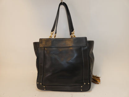 Chloe Eden fringe leather black handbag