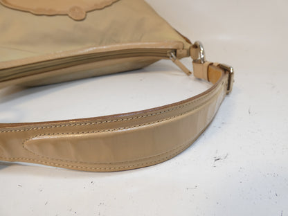 PRADA Logo Jacquard Nylon Patent One-Hand One-Shoulder Shoulder Bag