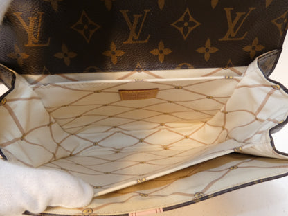 LOUIS VUITTON 2-way Summer Trunk Monogram Hand Shoulder Bag