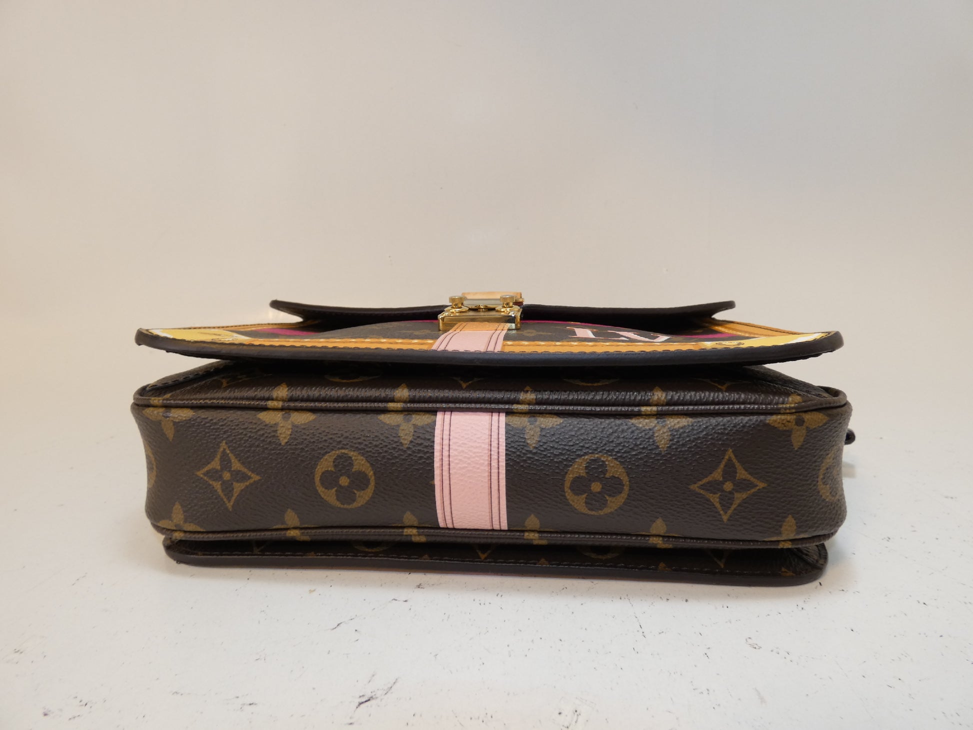 LOUIS VUITTON 2-way Summer Trunk Monogram Hand Shoulder Bag