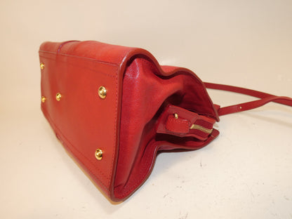 Yves Saint Laurent 2-way Cabas Chic calfskin python print hand/shoulder bag