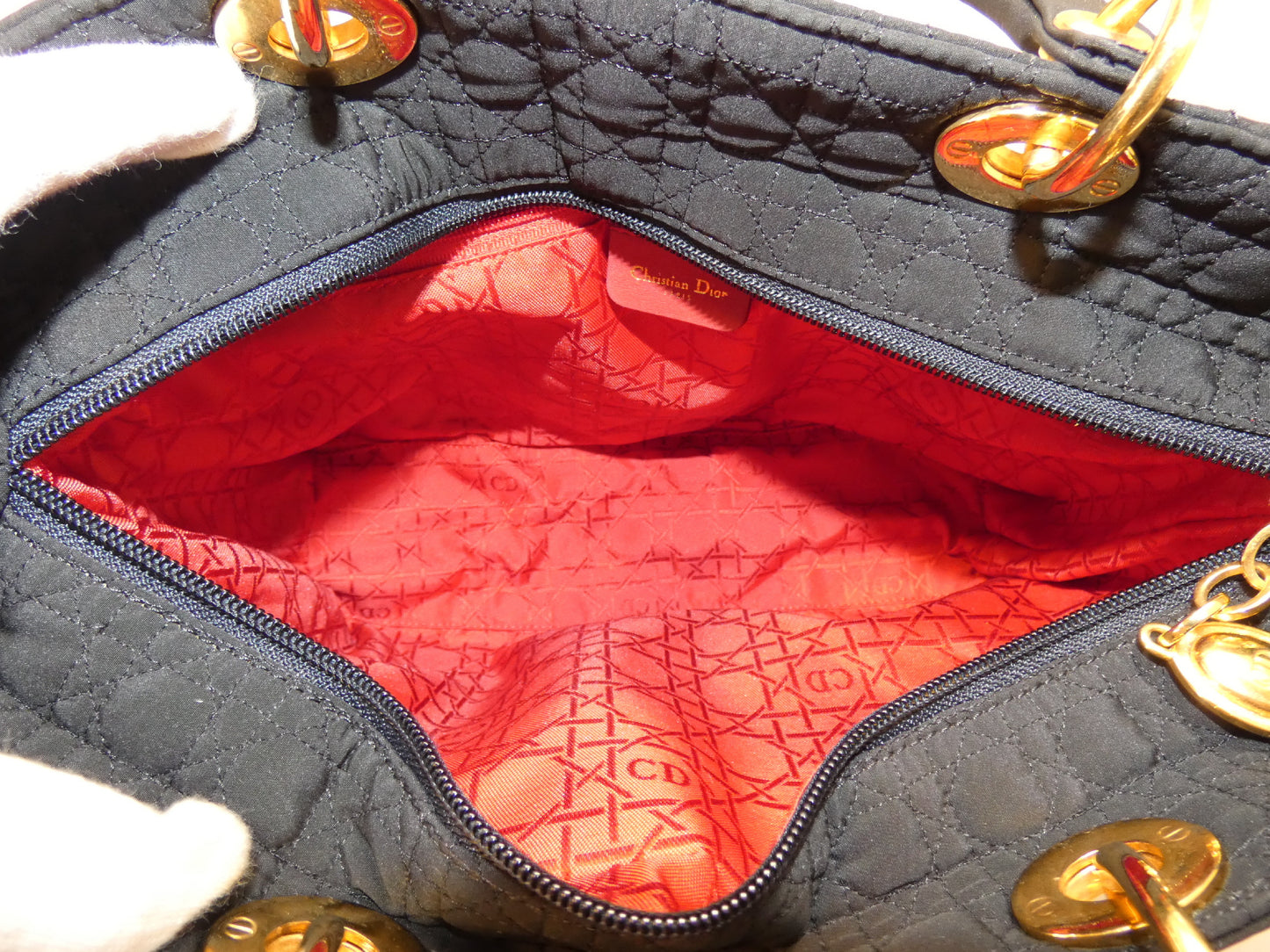 Dior Lady Dior black handbag