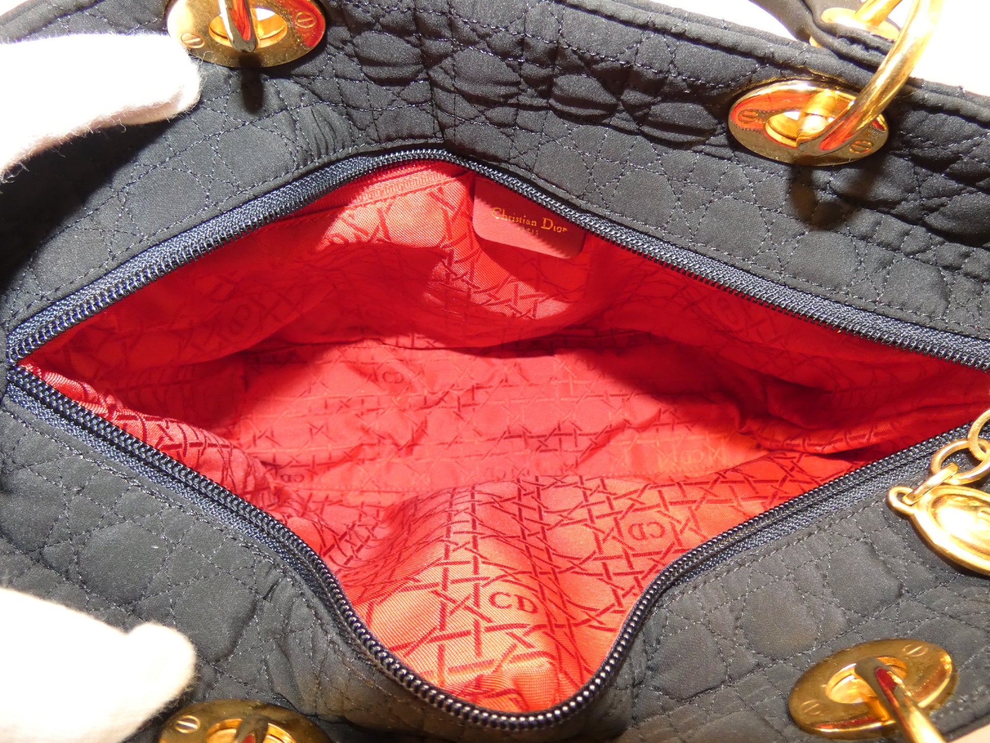 Dior Lady Dior black handbag