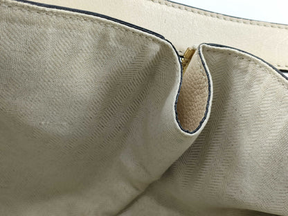 LOEWE Hammock Small Leather 2-Way Handbag in Beige