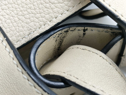 LOEWE Hammock Small Leather 2-Way Handbag in Beige