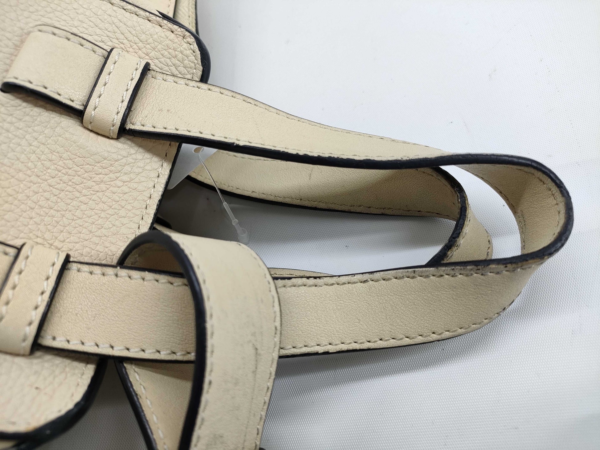 LOEWE Hammock Small Leather 2-Way Handbag in Beige