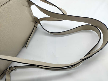 LOEWE Goya Leather Backpack Greige