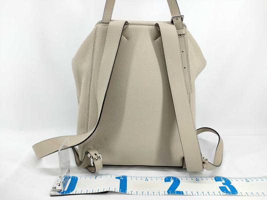 LOEWE Goya Leather Backpack Greige