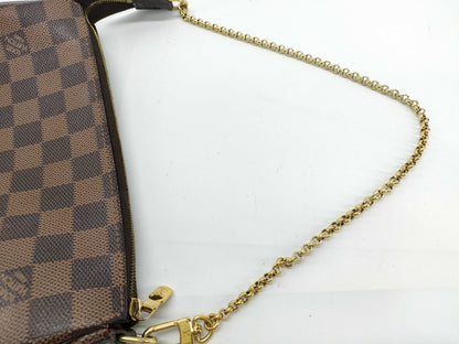 LOUIS VUITTON N55213 Damier Louis Vuitton Damier Eva 2-way Chain Shoulder Bag N55213 AA1110 Handbag
