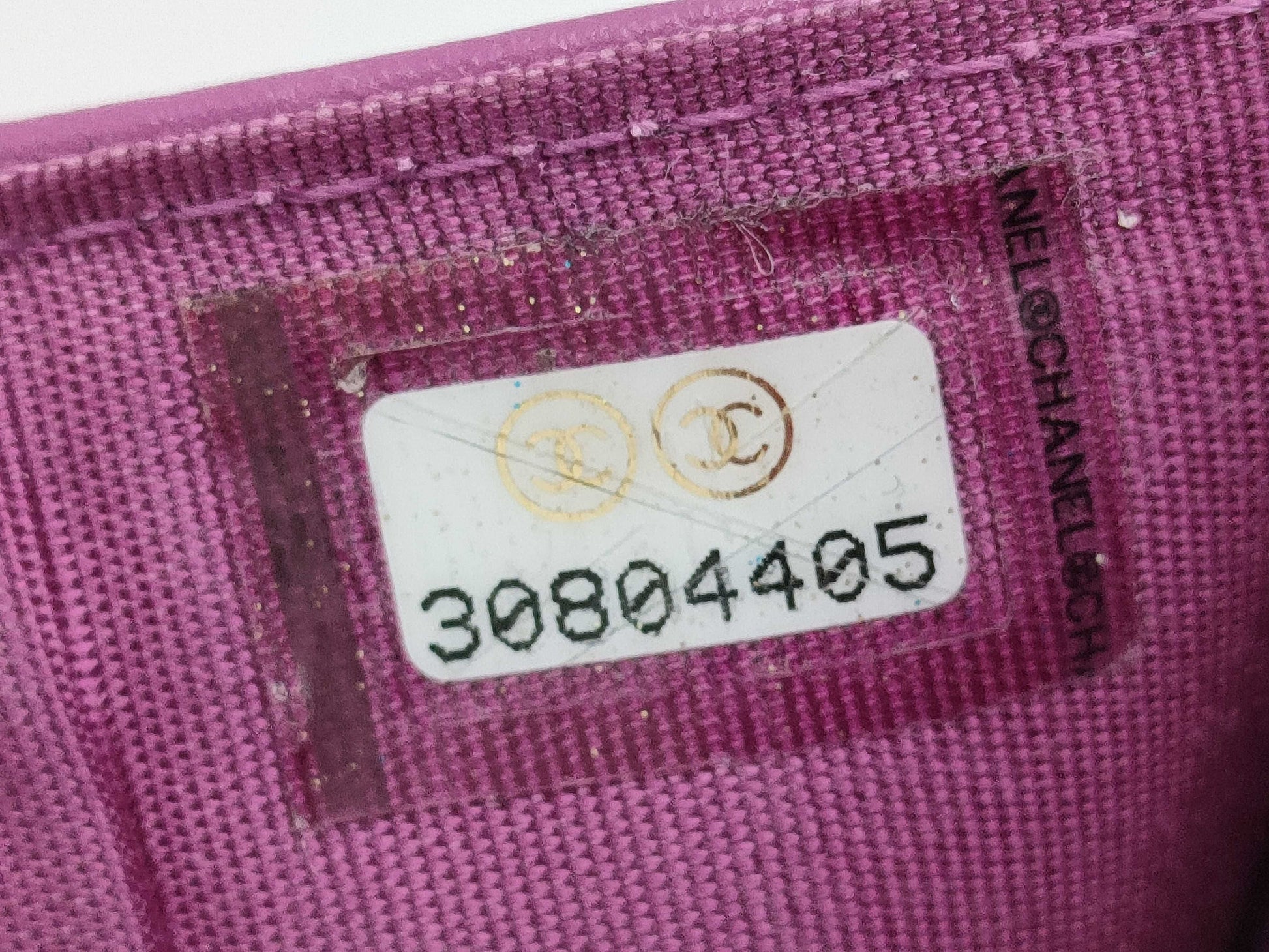 CHANEL Compact Wallet Chanel 19 Purple Lambskin with Disneuf Gold Hardware, 30 Series