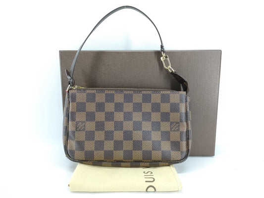 LOUIS VUITTON N51985 Damier Louis Vuitton Damier Accessoires Dark Brown N51985 Handbag