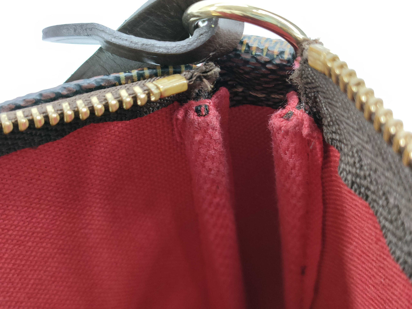 LOUIS VUITTON N51985 Damier Louis Vuitton Damier Accessoires Dark Brown N51985 Handbag