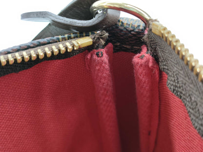 LOUIS VUITTON N51985 Damier Louis Vuitton Damier Accessoires Dark Brown N51985 Handbag