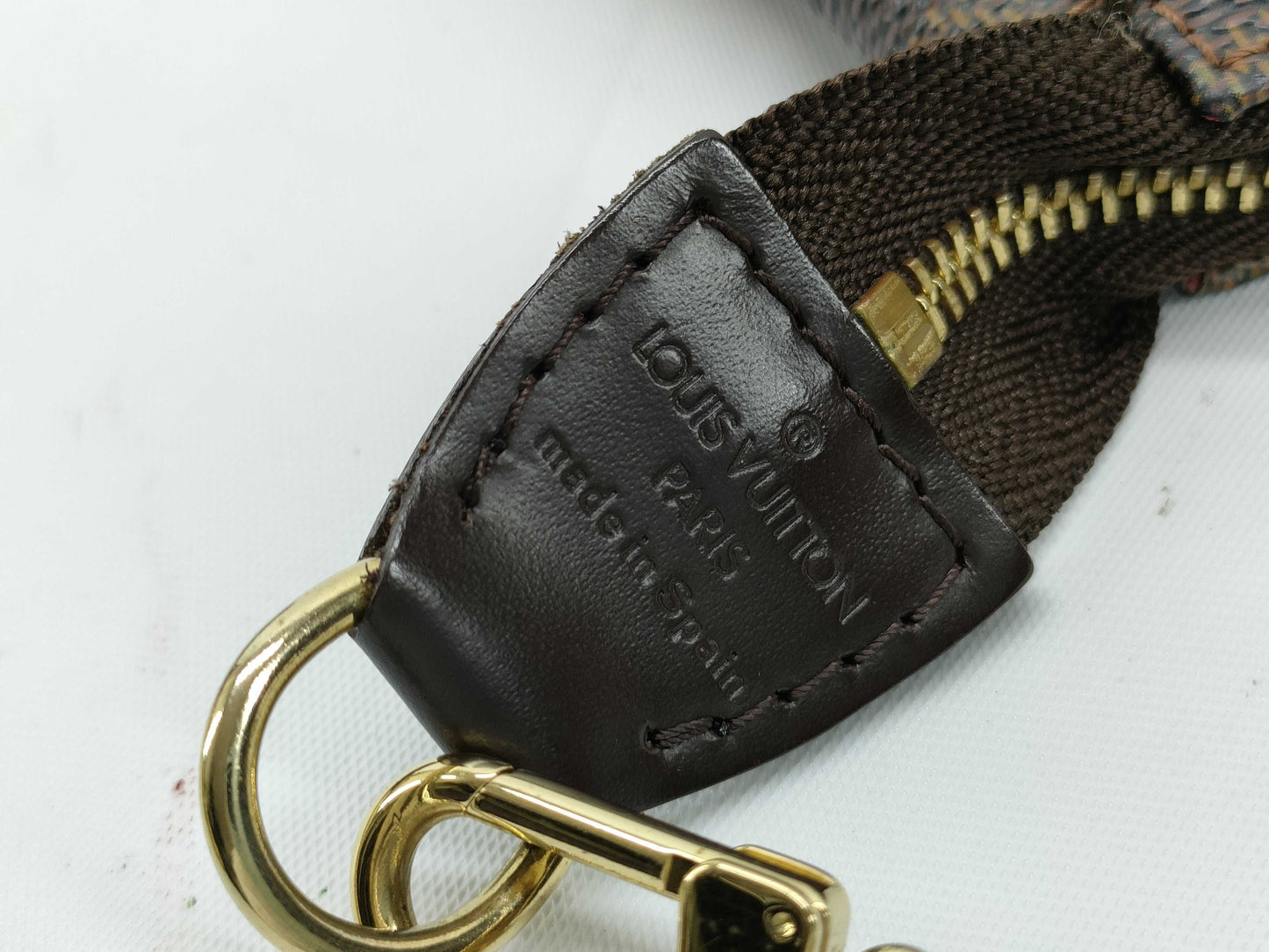 LOUIS VUITTON N51985 Damier Louis Vuitton Damier Accessoires Dark Brown N51985 Handbag