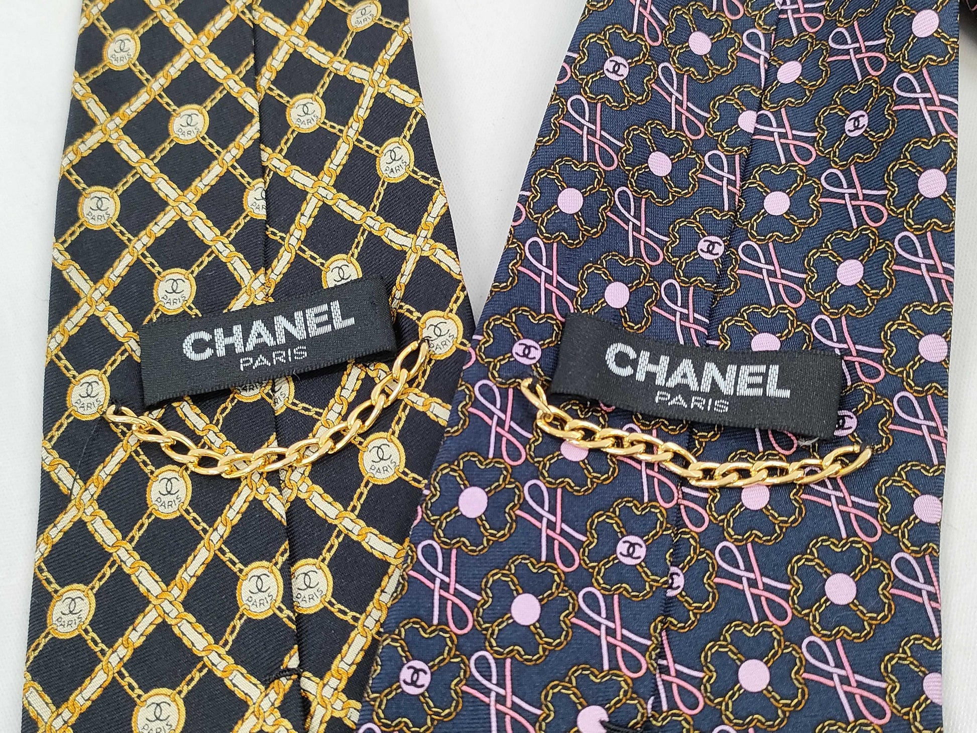 CHANEL Coco Mark Tie Set of 2