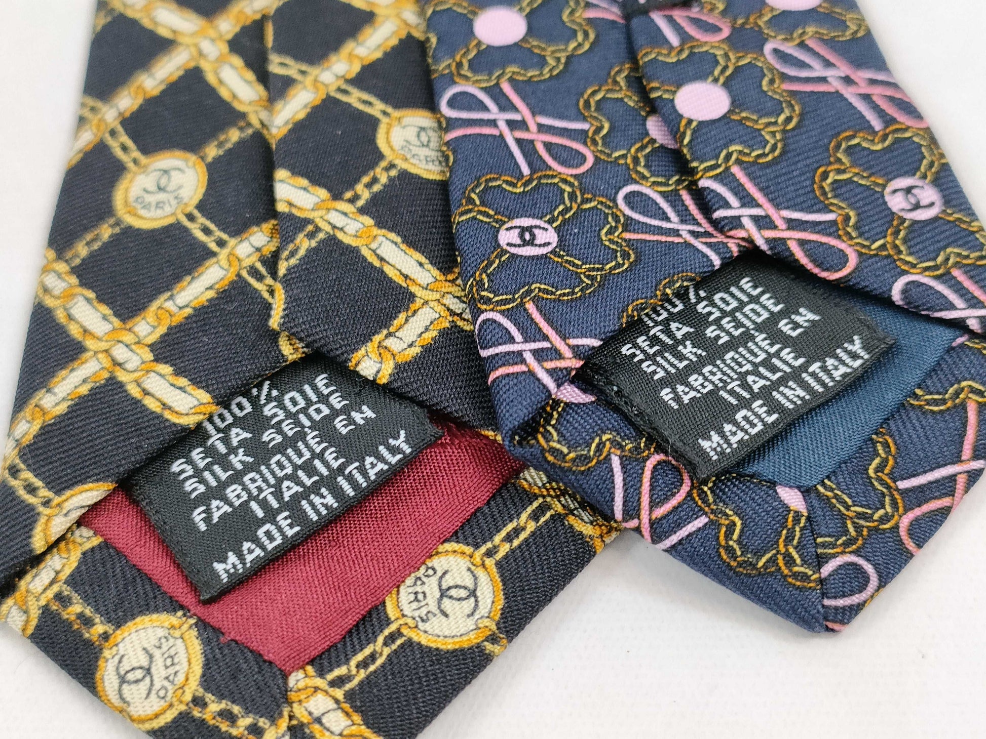 CHANEL Coco Mark Tie Set of 2