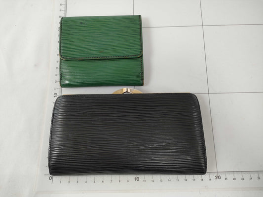 LOUIS VUITTON Epi Leather Wallet Set 