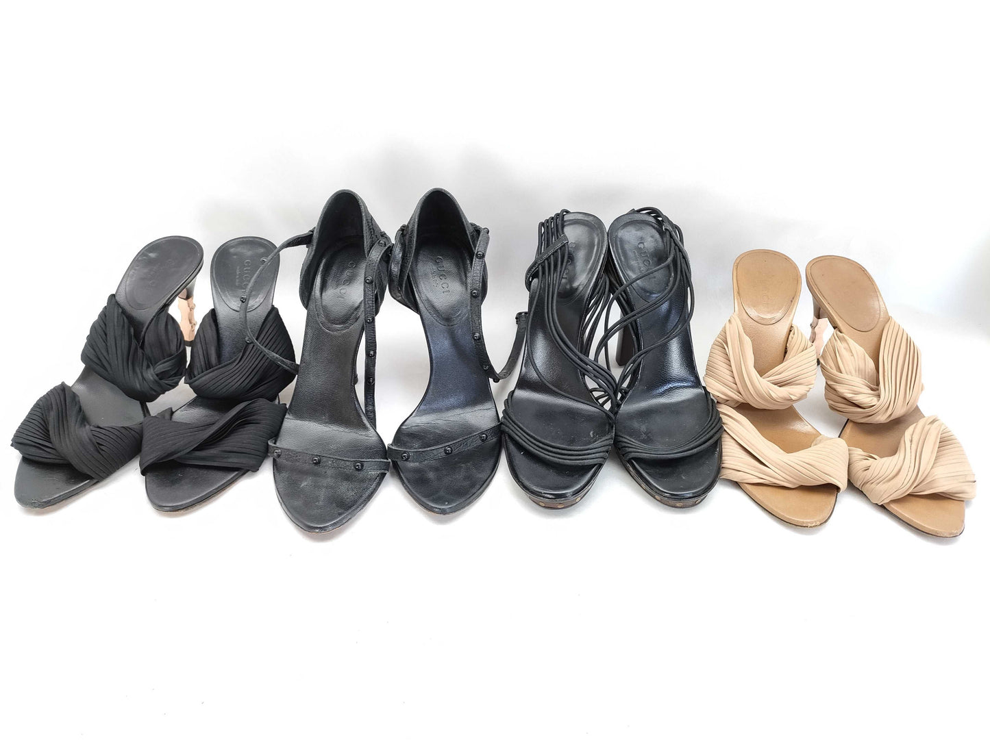 GUCCI GUCCI Gucci GG pattern pumps and sandals 4-piece set sandals
