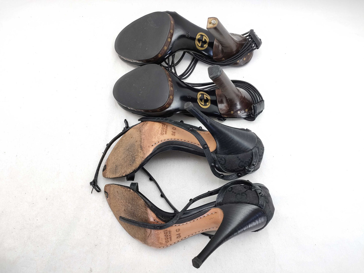 GUCCI GUCCI Gucci GG pattern pumps and sandals 4-piece set sandals