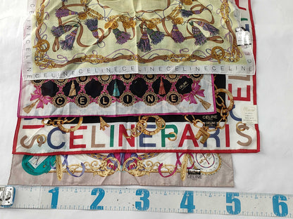 CELINE CELINE Celine Handkerchiefs 4-Piece Set Other Accessories