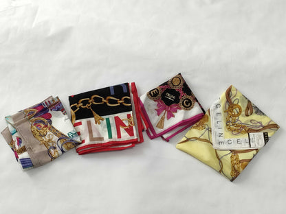 CELINE CELINE Celine Handkerchiefs 4-Piece Set Other Accessories