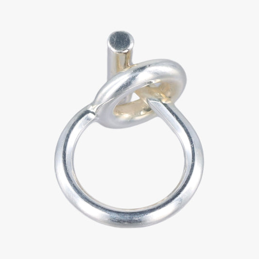 HERMES Echappé Silver Ag92523AB574104 Ring