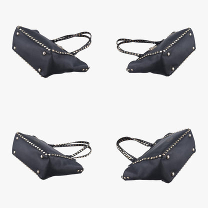 VALENTINO Rockstud Black Leather Shoulder Bag 