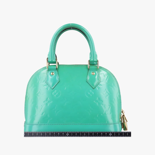 LOUIS VUITTON Alma BB Blue Lagon Vernis Shoulder Bag M91696SN0195